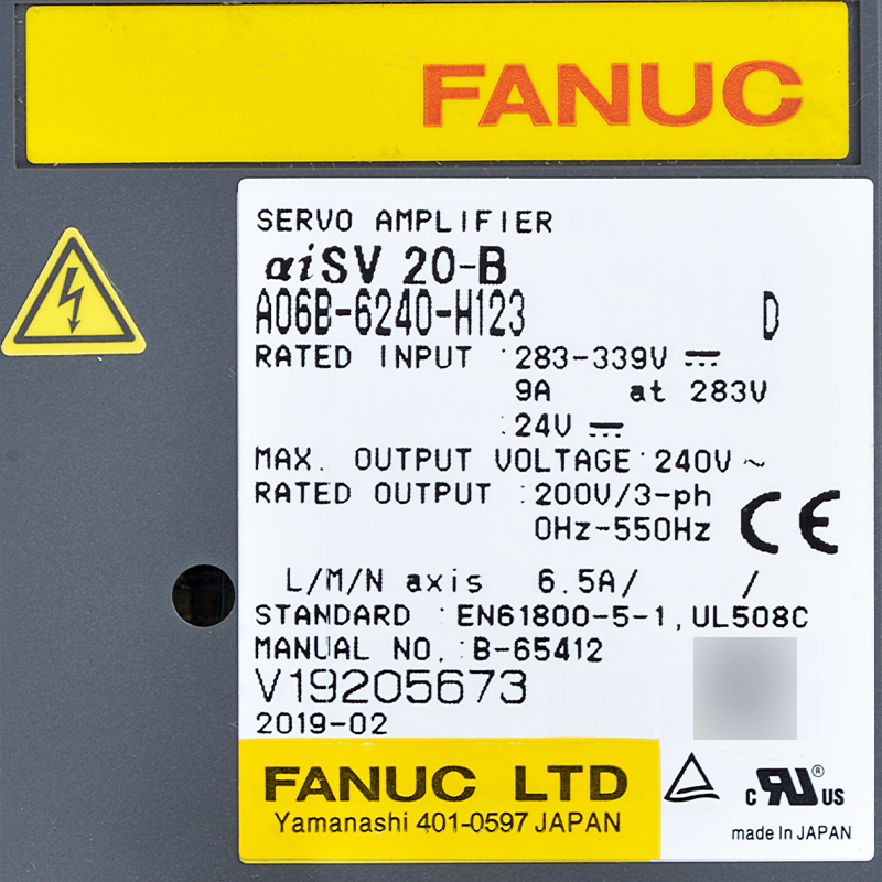 2021 New Style Fanuc 0i-Md - Fanuc drives A06B-6240-H123 Fanuc servo amplifier aiSV20-B servo – Weite detail pictures